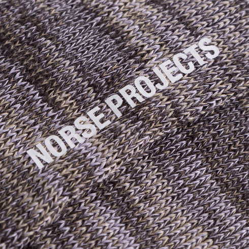 Norse Projects Bjarke Cotton Twist Sock Crocus Purple N82-00046017 Degli Uberti